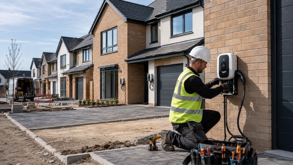 EV Charger Installation for New Build Homes: A Guide for Developers